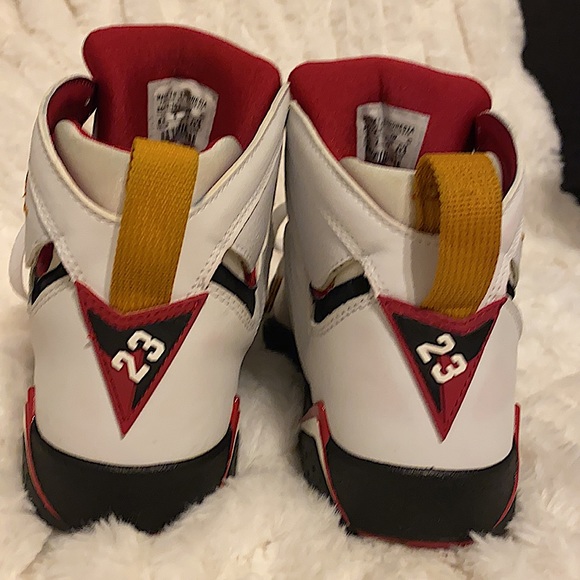 Air Jordan 7 Retro | White/ black Cardinal Red - The Olympics - 2005 ♨️ - Picture 3 of 14